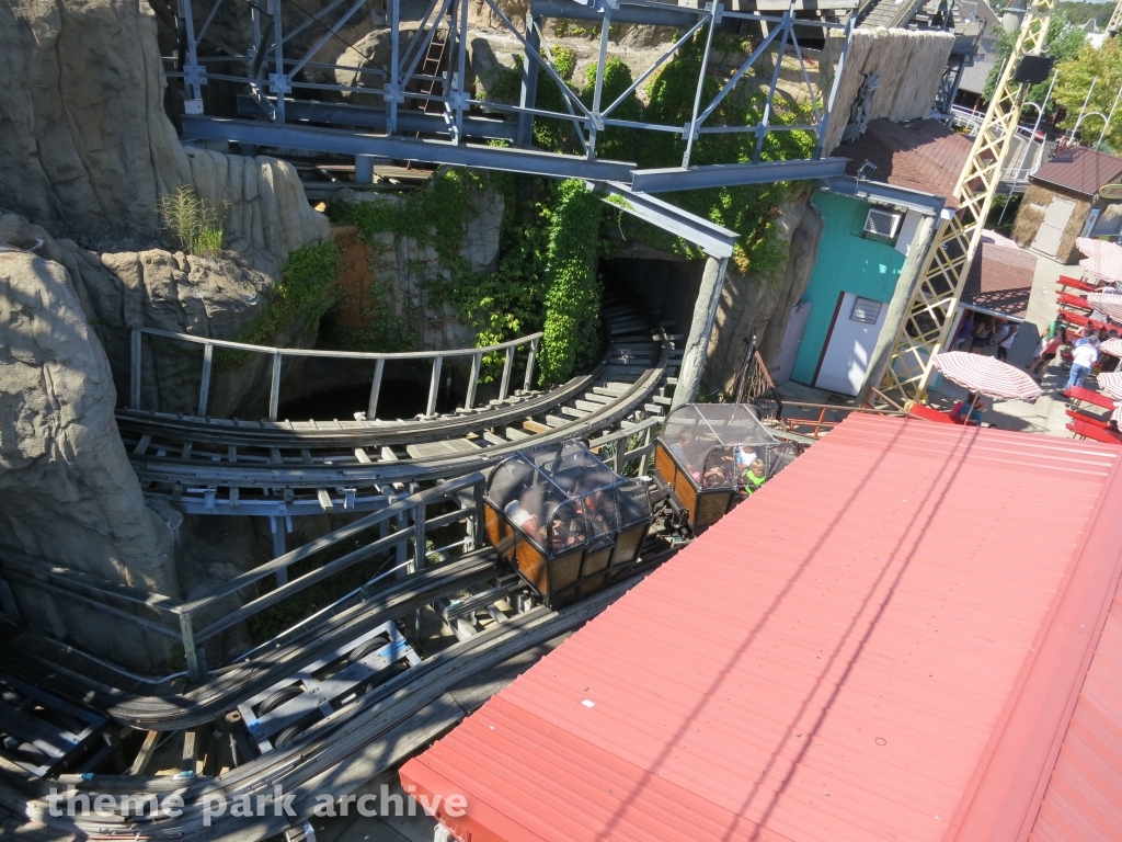 Lost Coaster of Superstition Mountain at Indiana Beach