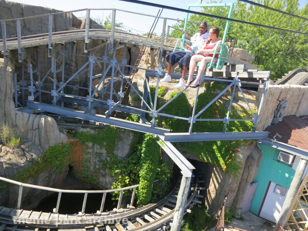 Lost Coaster of Superstition Mountain at Indiana Beach