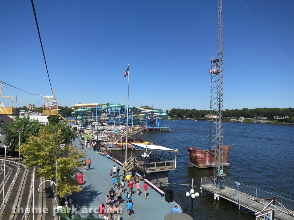 Sky Coaster at Indiana Beach