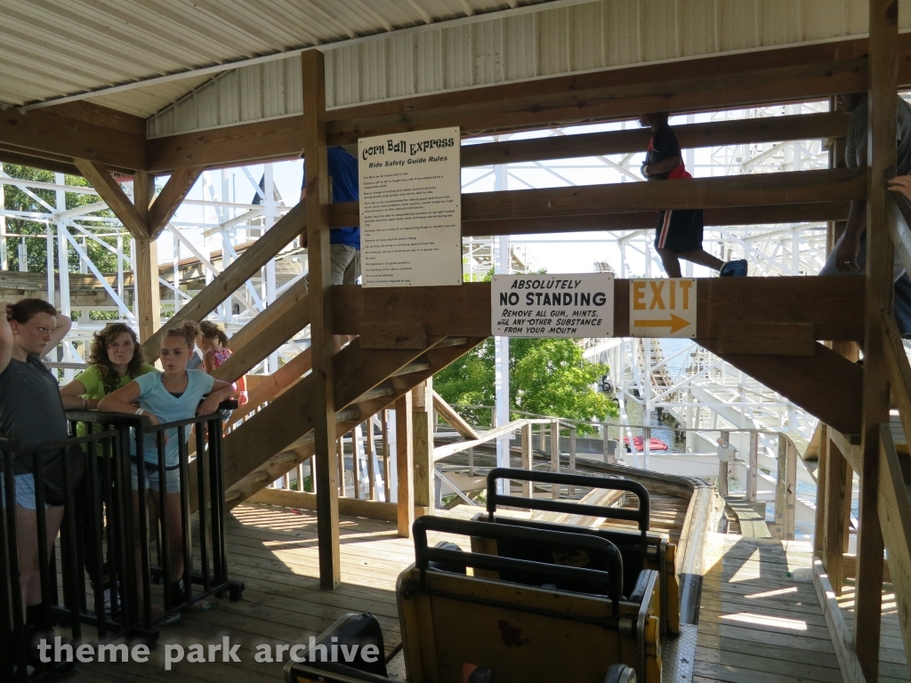 Cornball Express at Indiana Beach