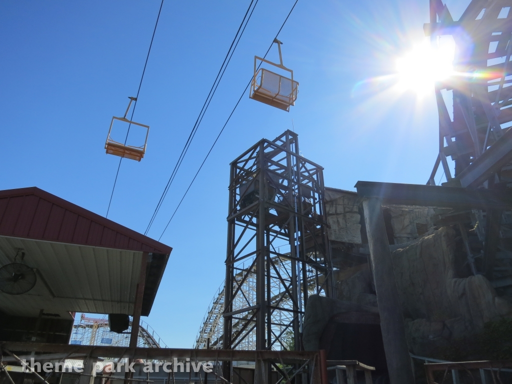 Lost Coaster of Superstition Mountain at Indiana Beach