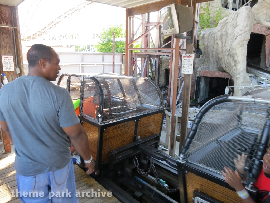 Lost Coaster of Superstition Mountain at Indiana Beach