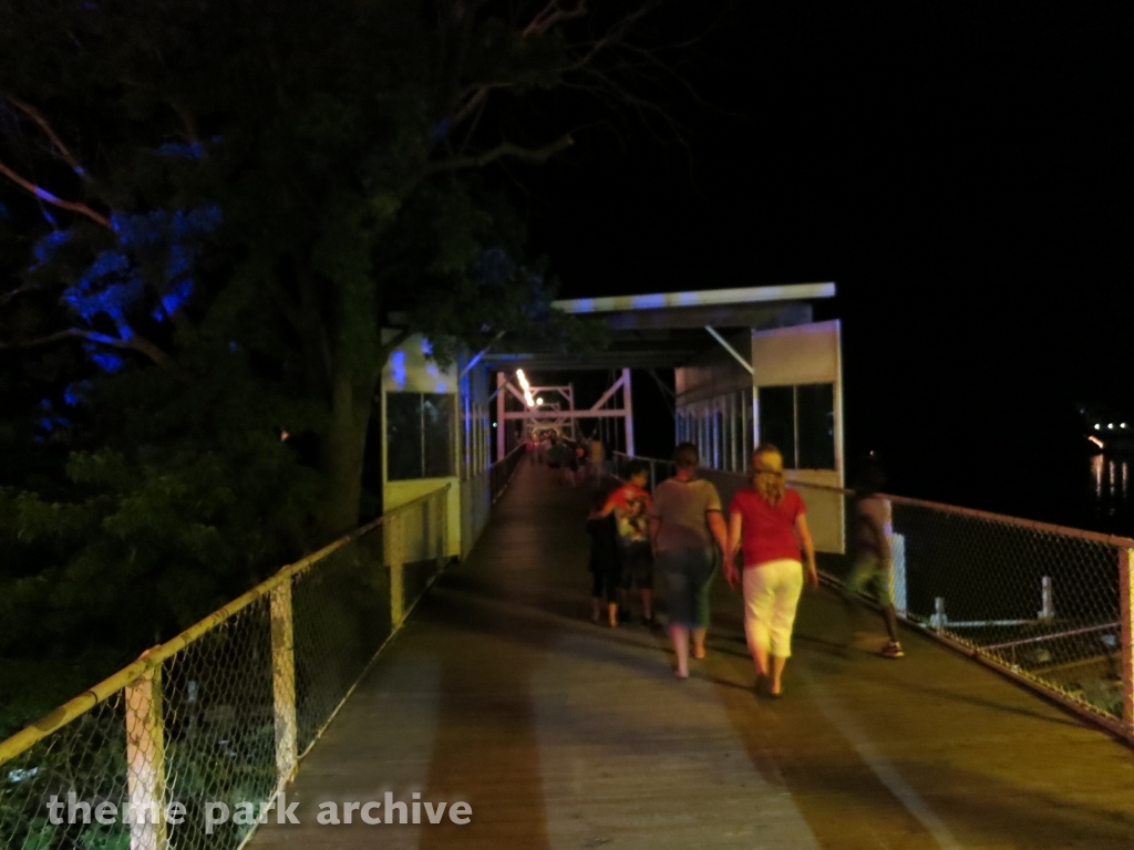 Suspension Bridge at Indiana Beach