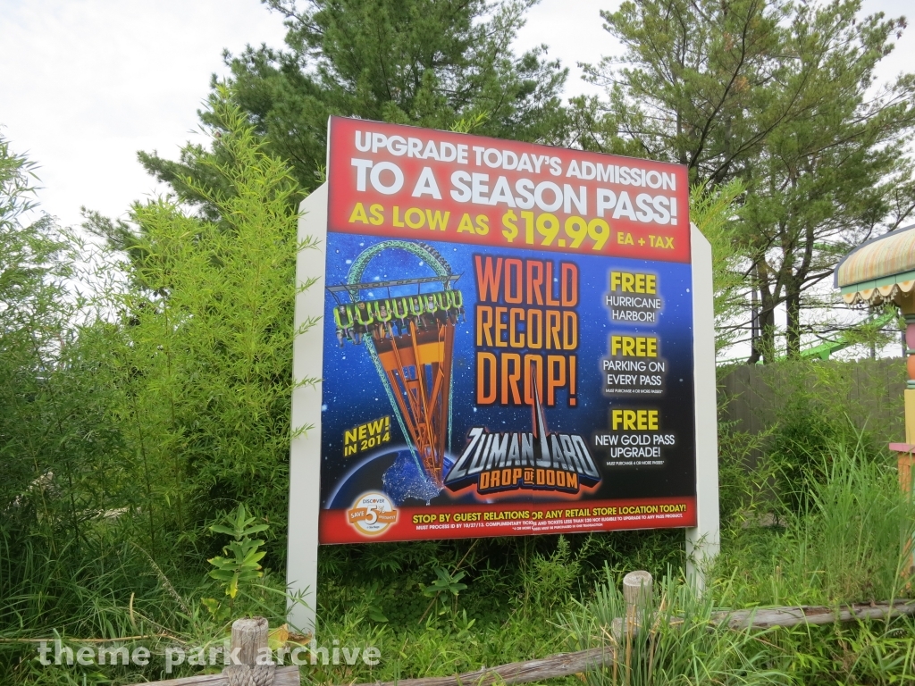 Zumanjaro Drop of Doom at Six Flags Great Adventure