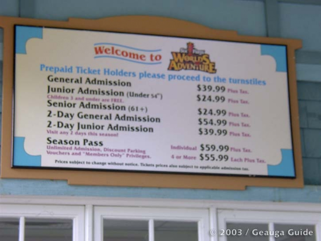 Entrance at Geauga Lake
