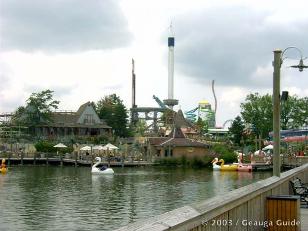 Swan Boats at Geauga Lake