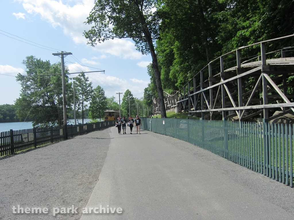 Trolley at Lake Compounce