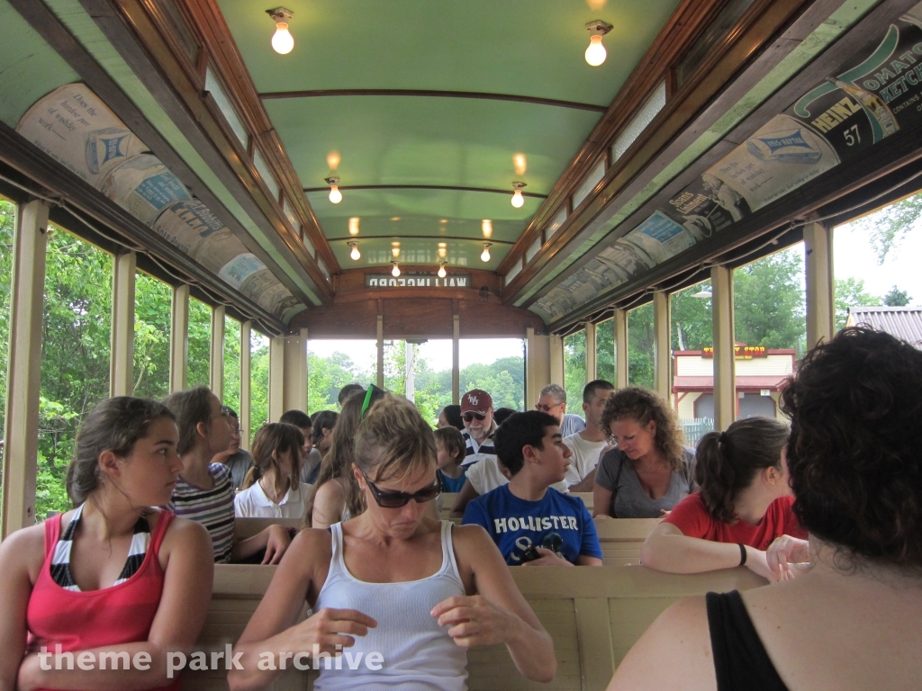Trolley at Lake Compounce