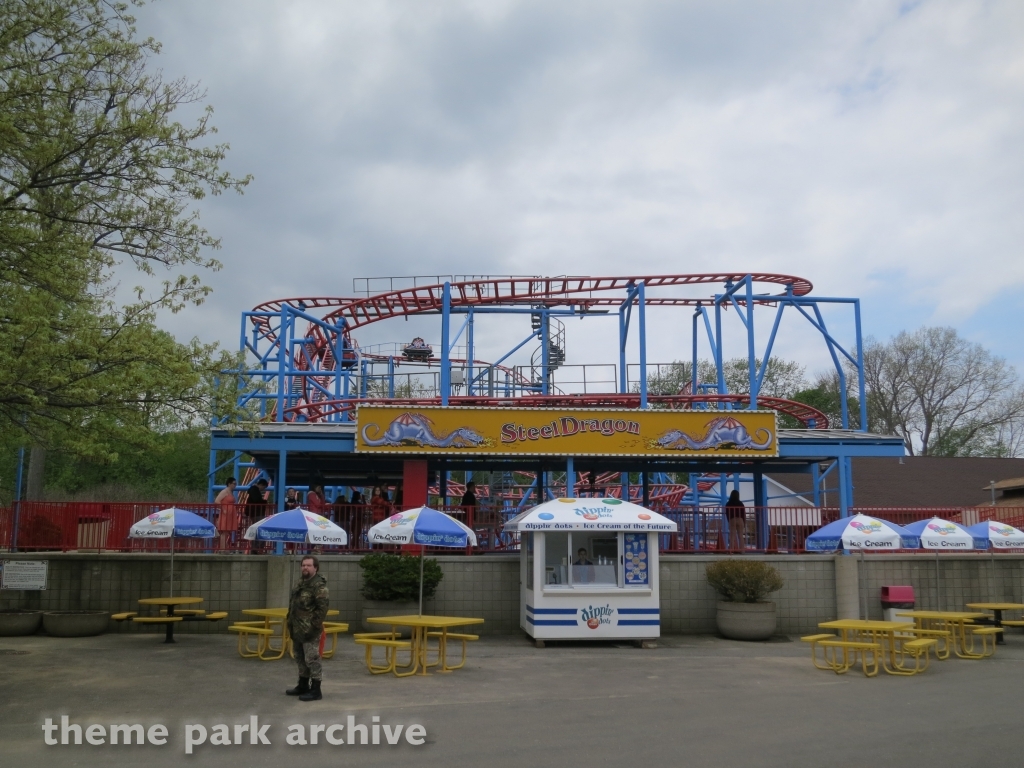 Steel Dragon at Waldameer Park