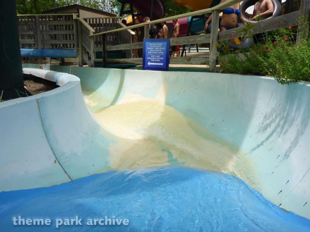 Raging River Tube Chute at Schlitterbahn New Braunfels