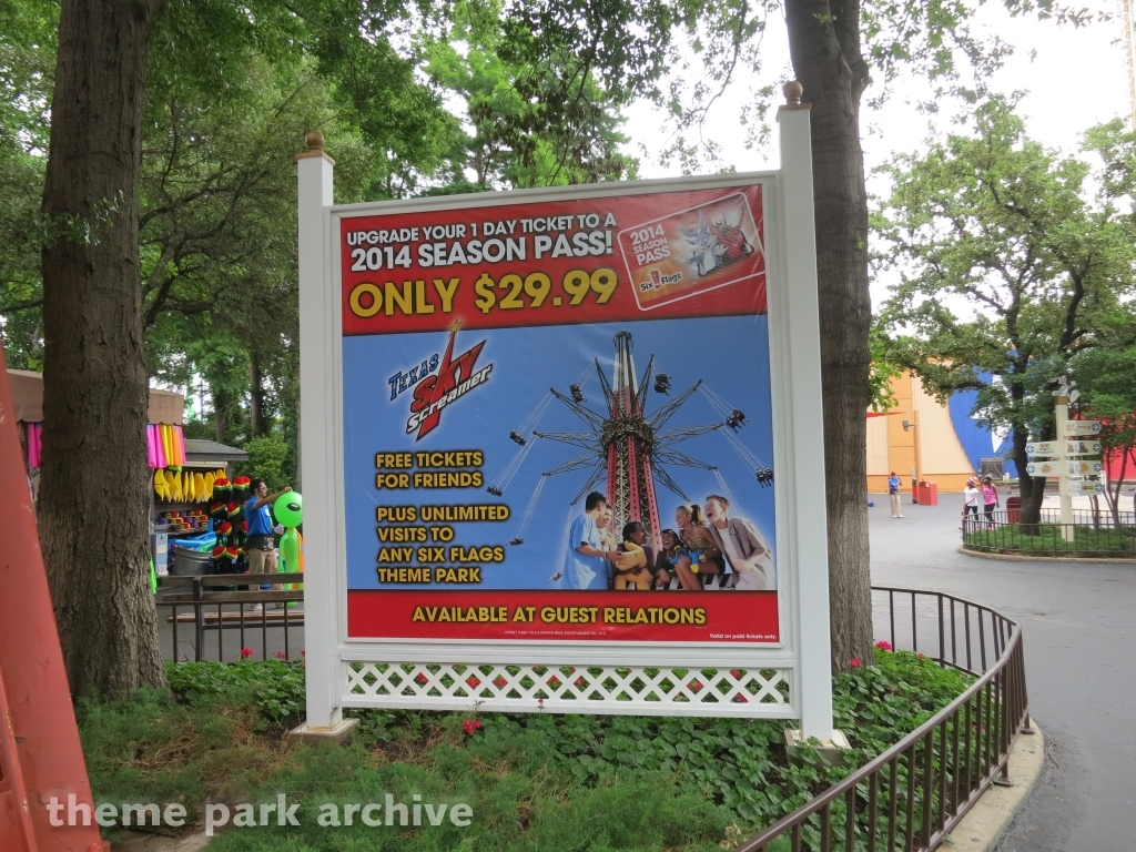 Texas Sky Screamer at Six Flags Over Texas