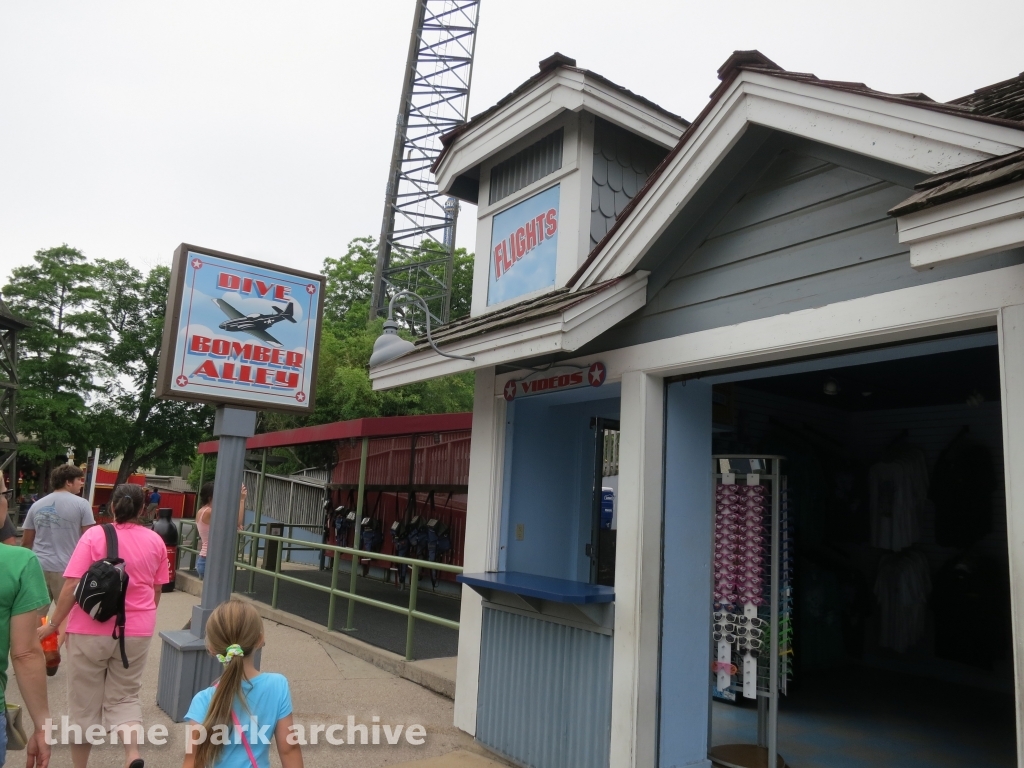 Dive Bomber Alley at Six Flags Over Texas