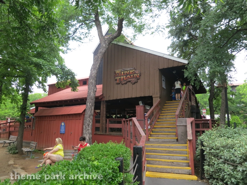 The Runaway Mine Train at Six Flags Over Texas