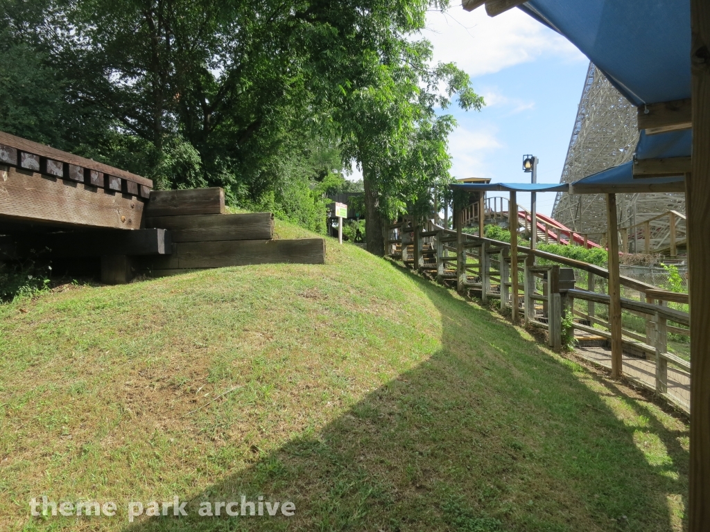 Train at Six Flags Over Texas
