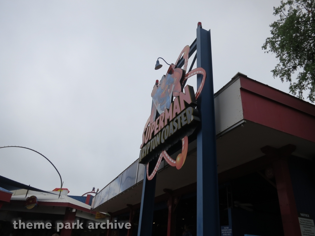Superman Krypton Coaster at Six Flags Fiesta Texas