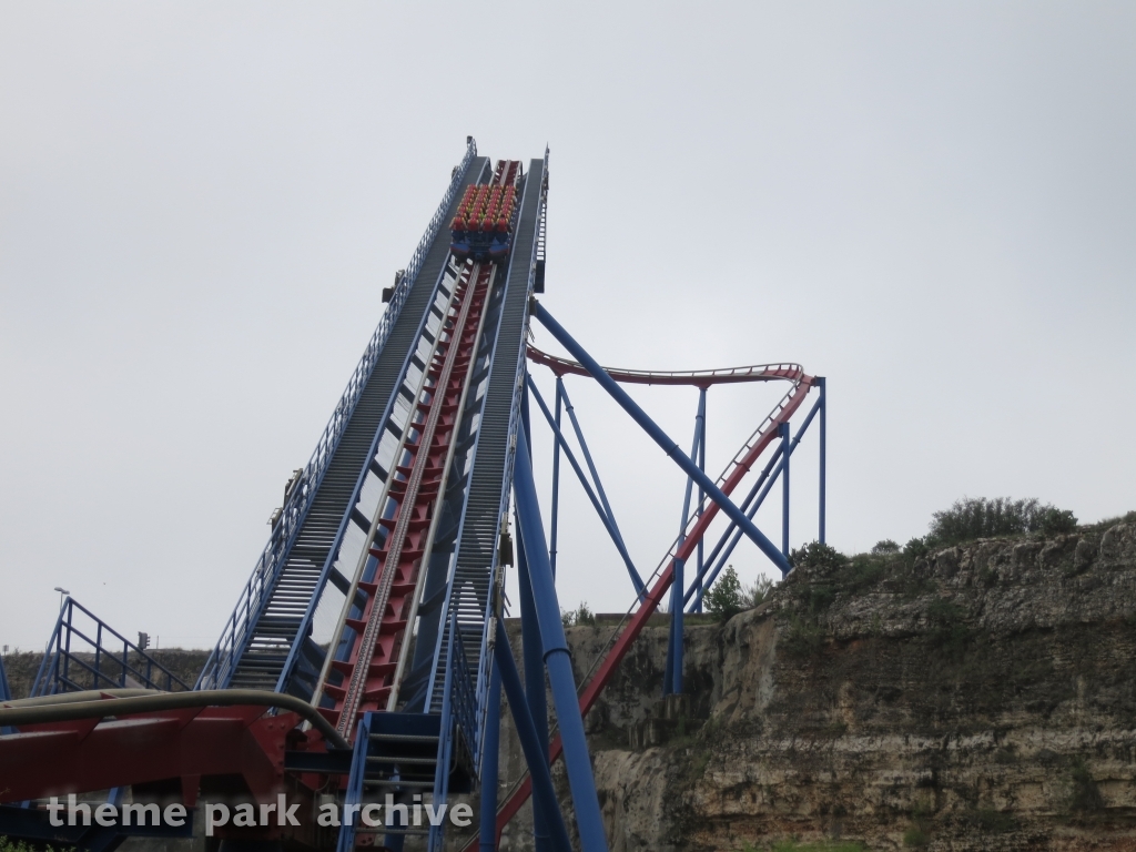 Superman Krypton Coaster at Six Flags Fiesta Texas