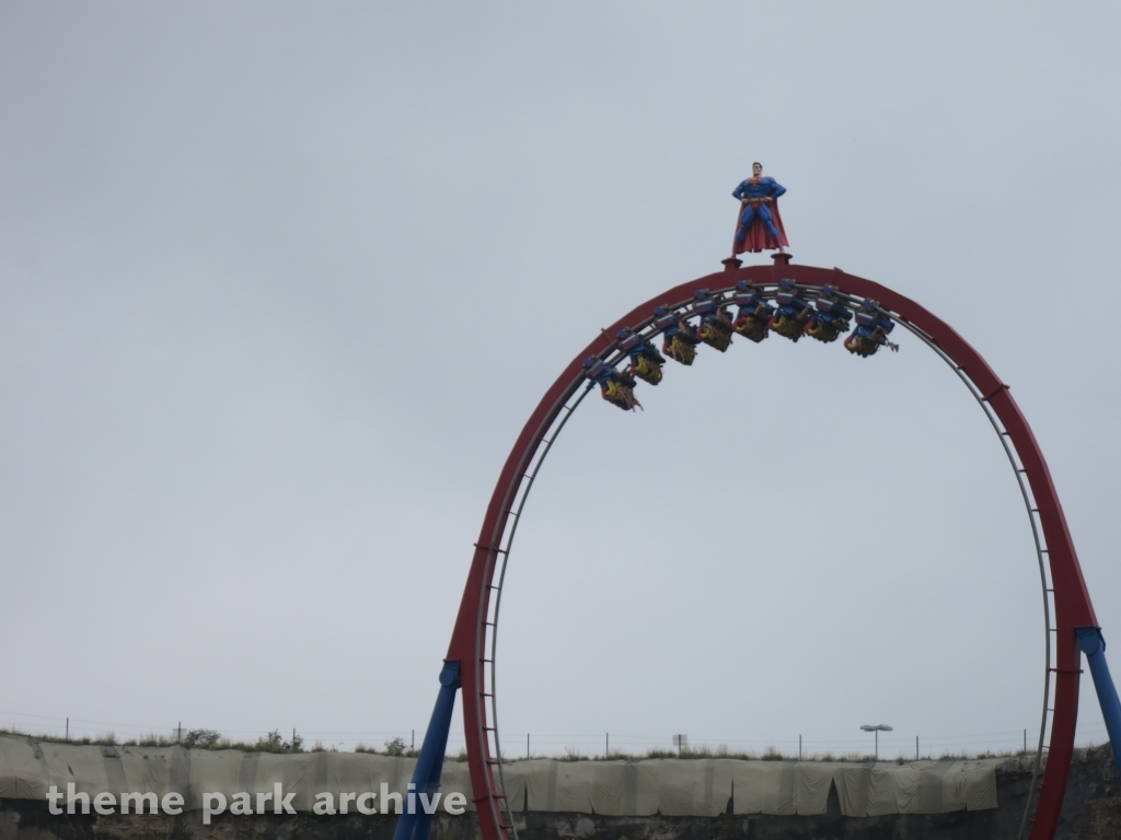 Superman Krypton Coaster at Six Flags Fiesta Texas