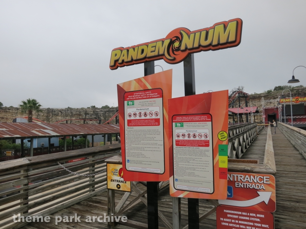 Pandemonium at Six Flags Fiesta Texas