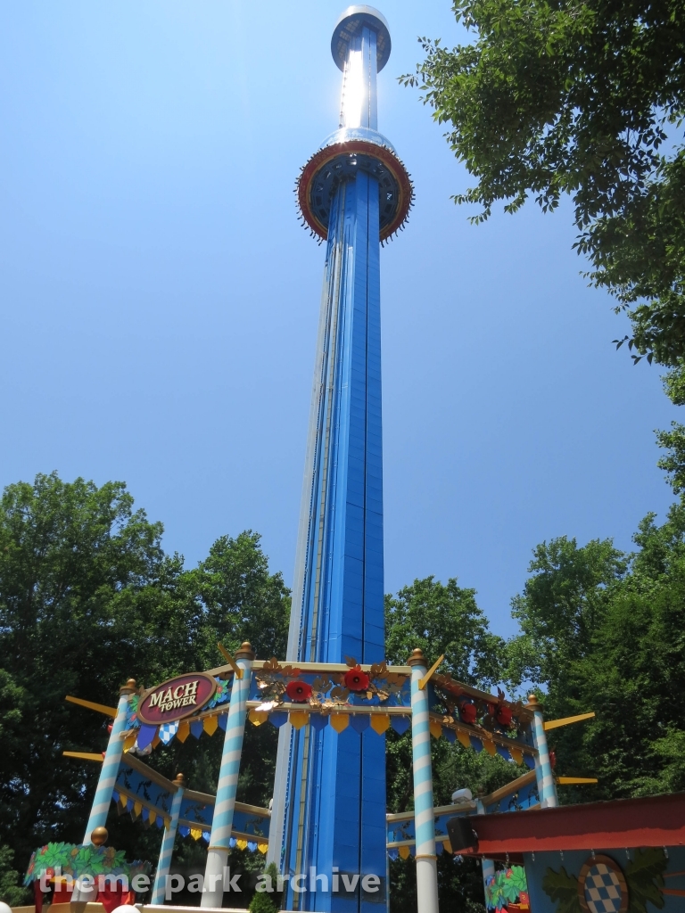 Mach Tower at Busch Gardens Williamsburg