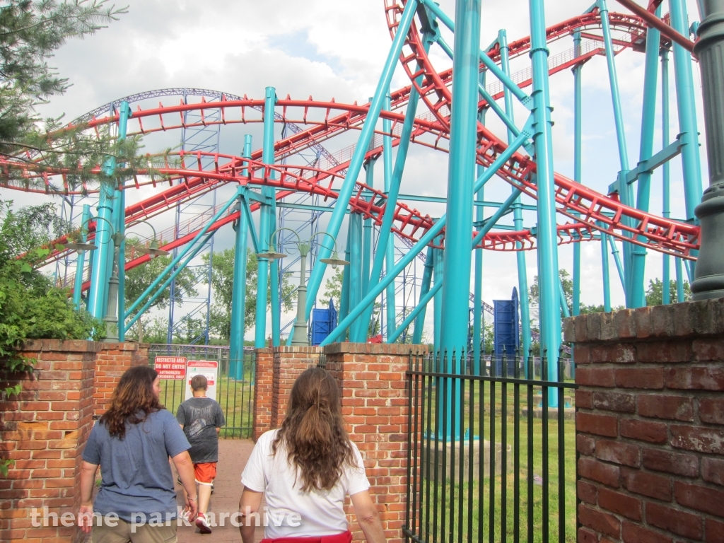 The Riddler Revenge at Six Flags New England