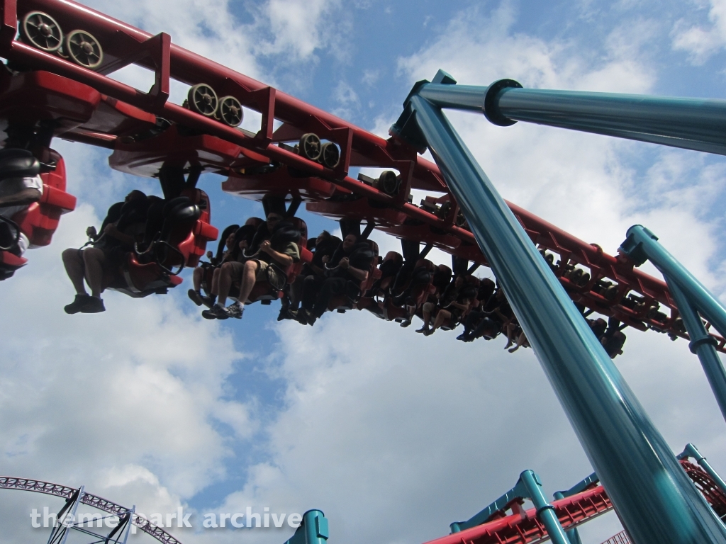 The Riddler Revenge at Six Flags New England