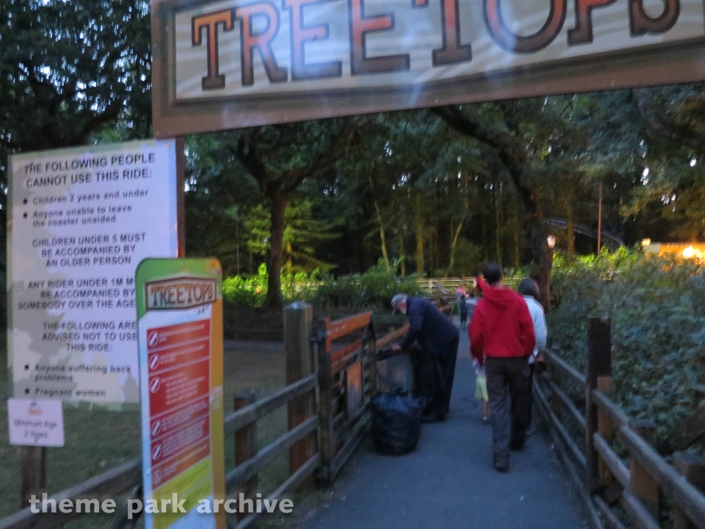 Treetops Coaster at Oakwood Theme Park