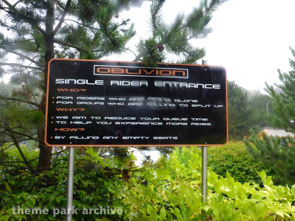 Oblivion at Alton Towers