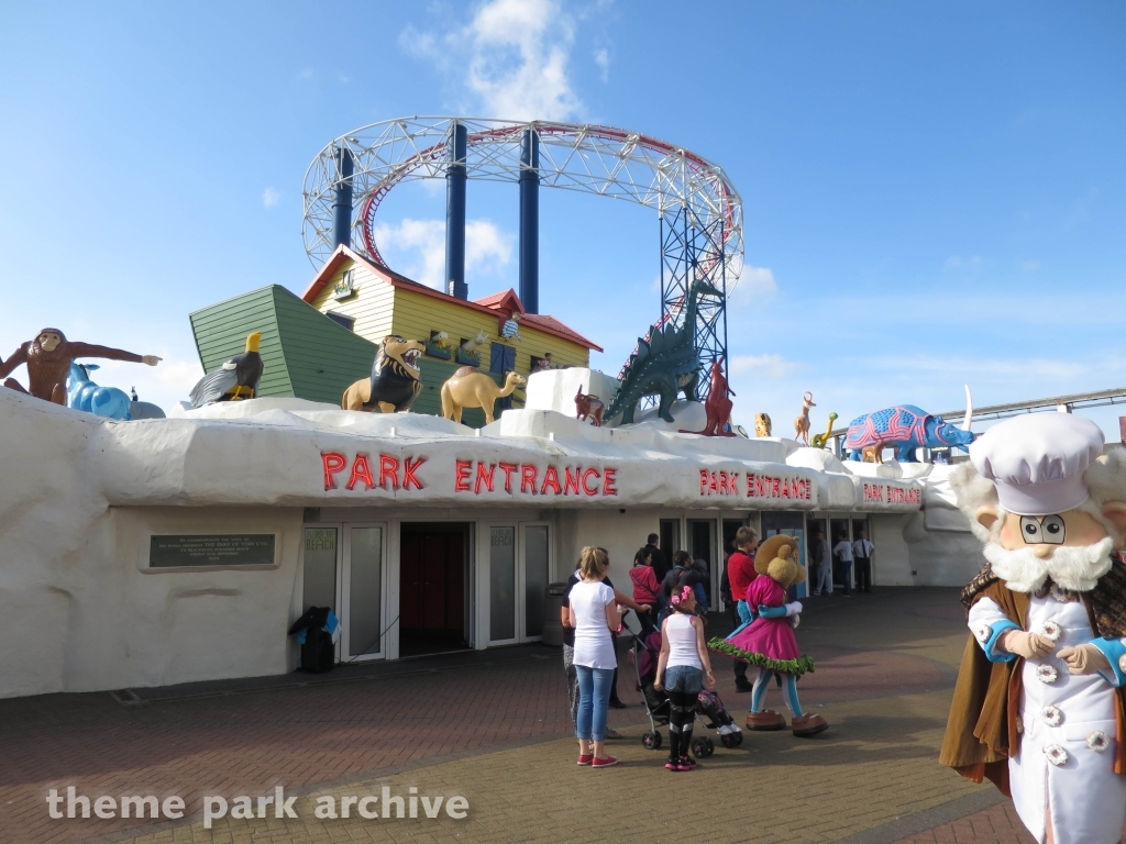 Entrance at Blackpool Pleasure Beach