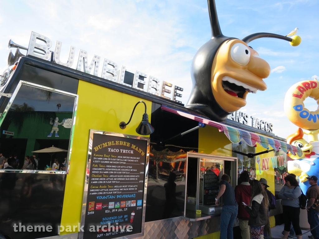 Simpsons Fast Food Boulevard at Universal City Walk Orlando