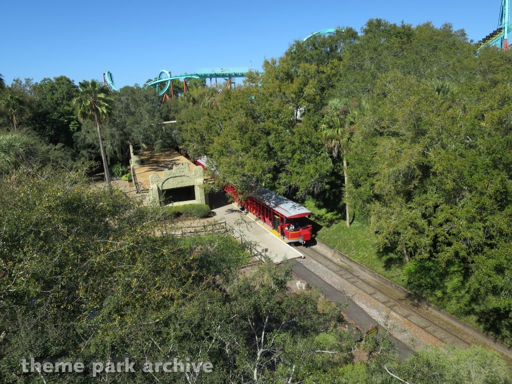Train at Busch Gardens Tampa