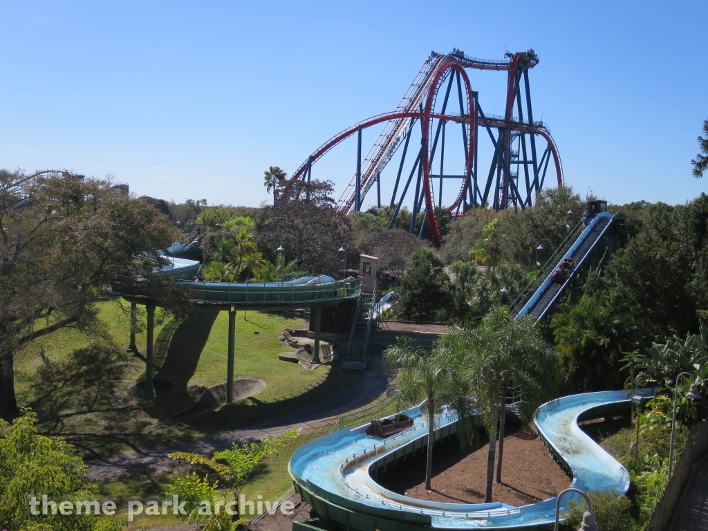 Stanley Falls Flume at Busch Gardens Tampa