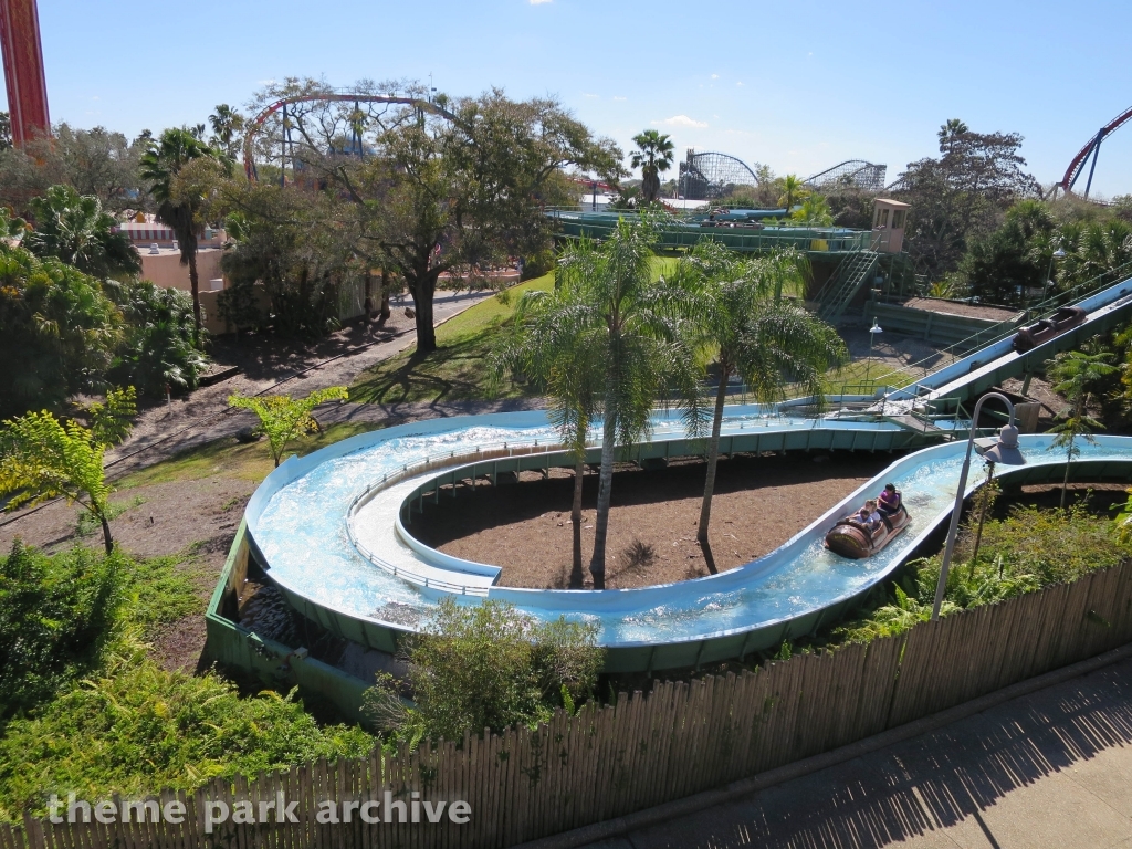 Stanley Falls Flume at Busch Gardens Tampa