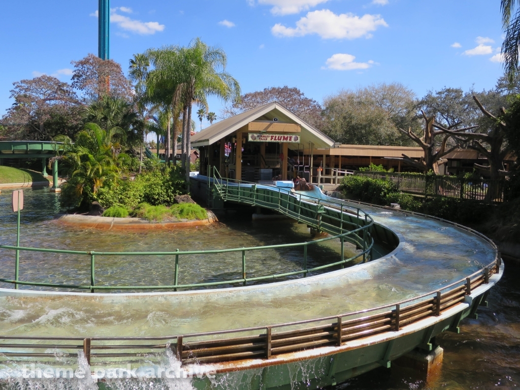 Stanley Falls Flume at Busch Gardens Tampa