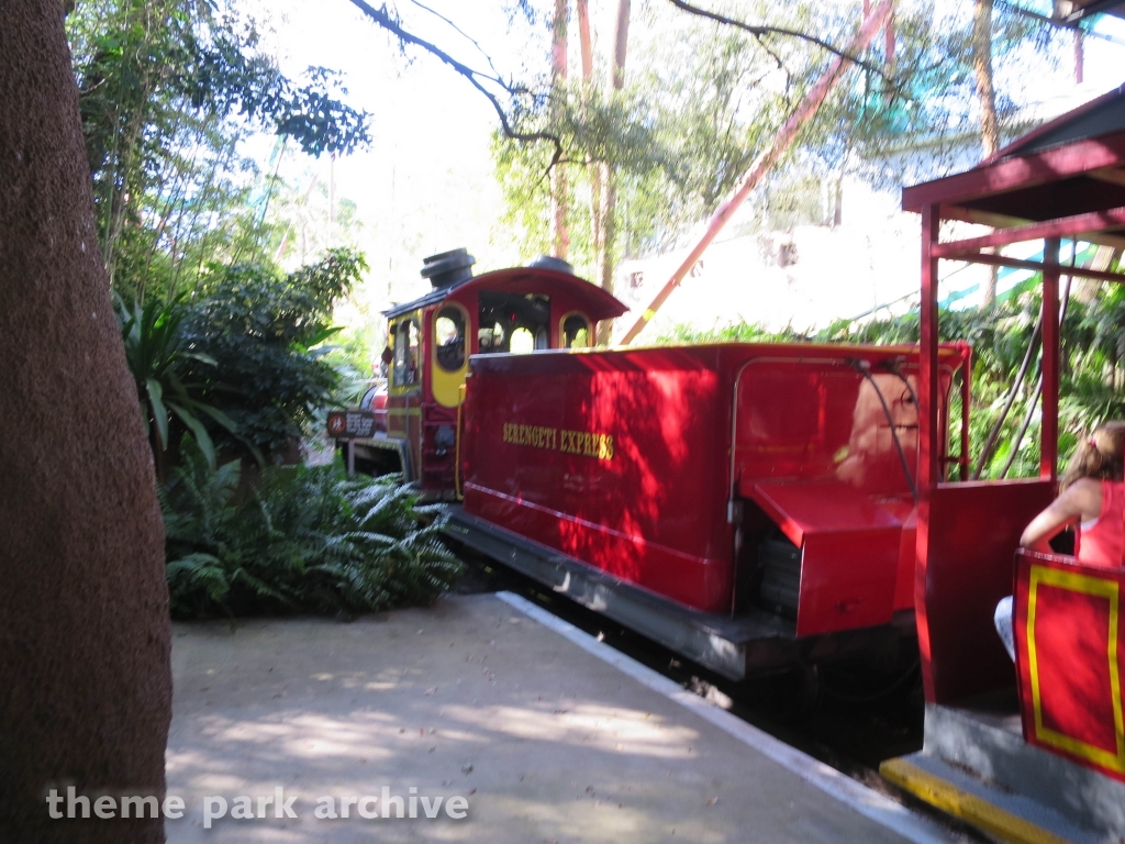 Train at Busch Gardens Tampa
