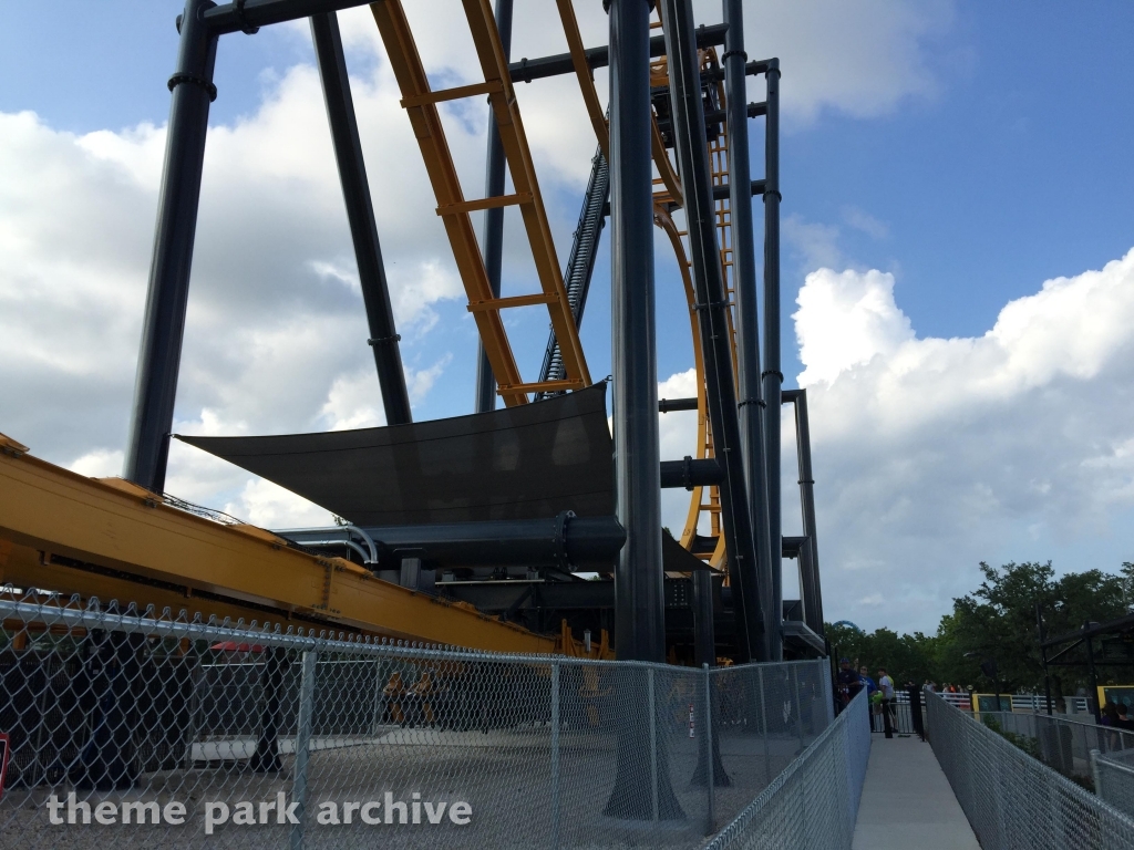 Batman The Ride at Six Flags Fiesta Texas
