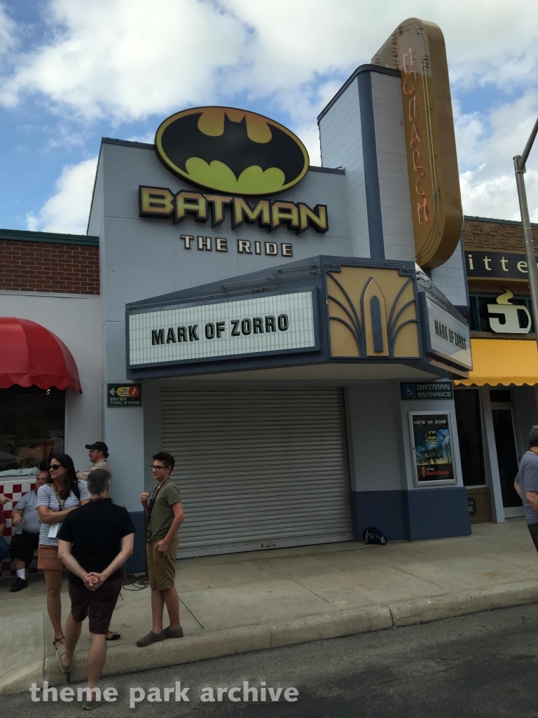 Batman The Ride at Six Flags Fiesta Texas