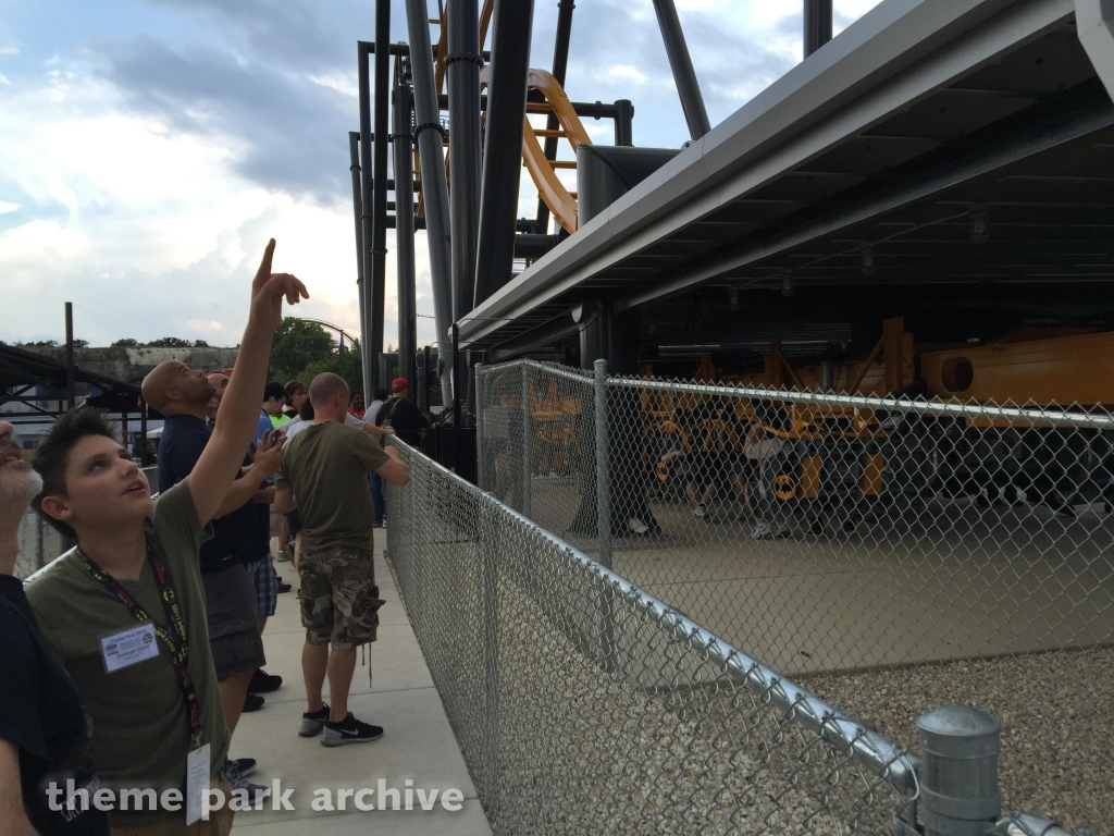 Batman The Ride at Six Flags Fiesta Texas