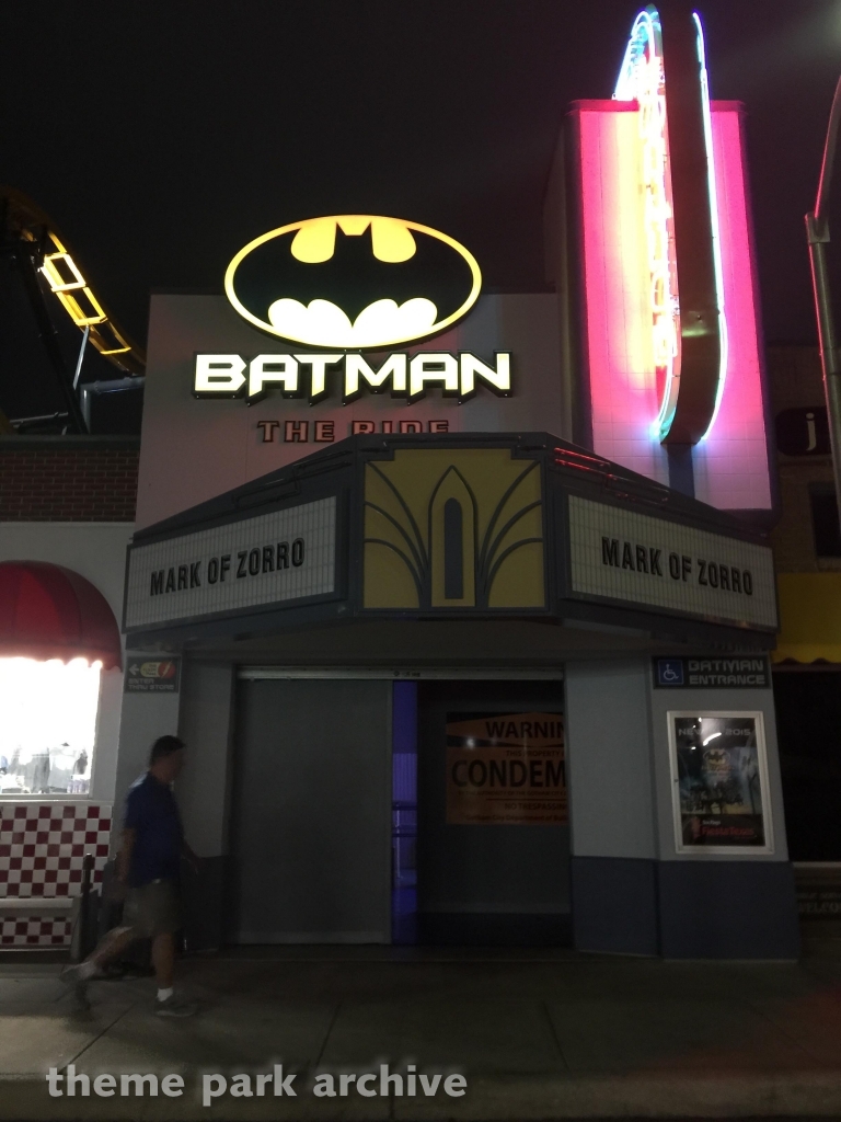 Batman The Ride at Six Flags Fiesta Texas