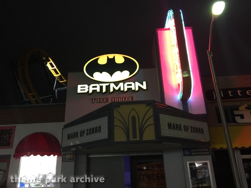 Batman The Ride at Six Flags Fiesta Texas