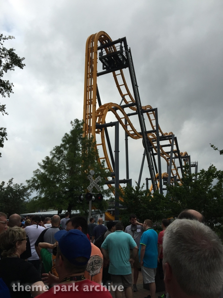 Batman The Ride at Six Flags Fiesta Texas