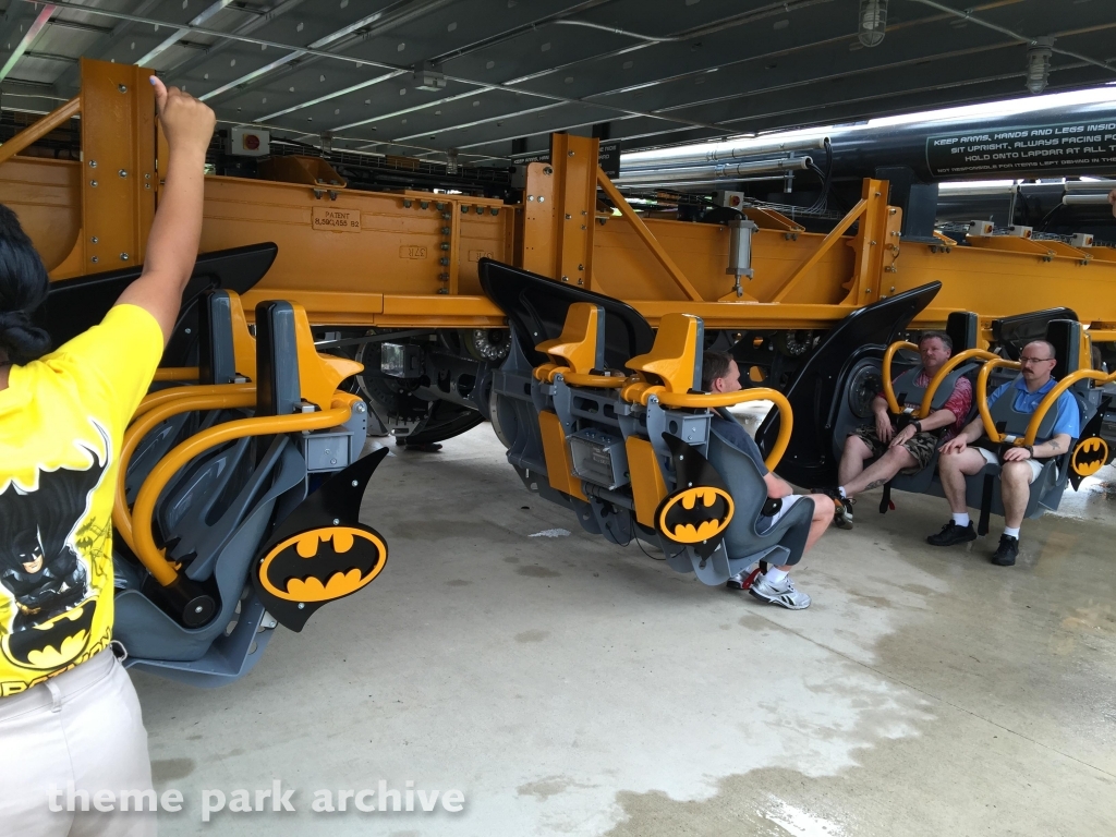 Batman The Ride at Six Flags Fiesta Texas