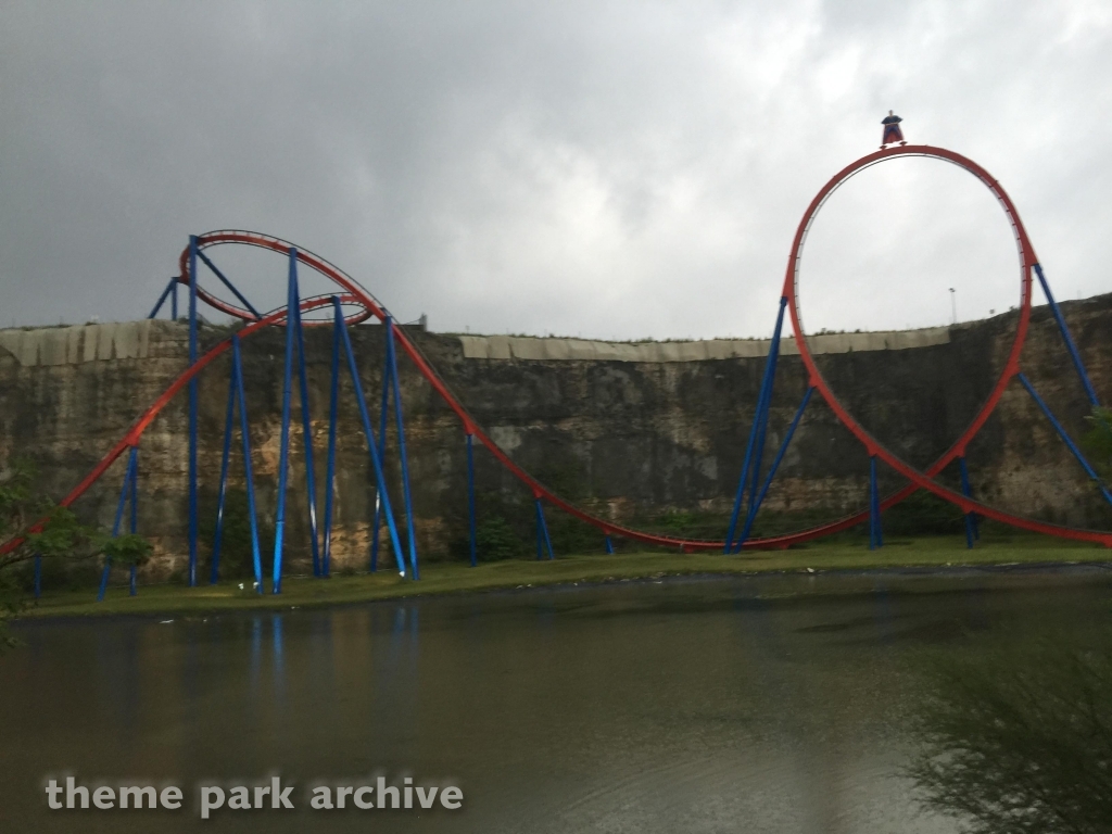 Superman Krypton Coaster at Six Flags Fiesta Texas