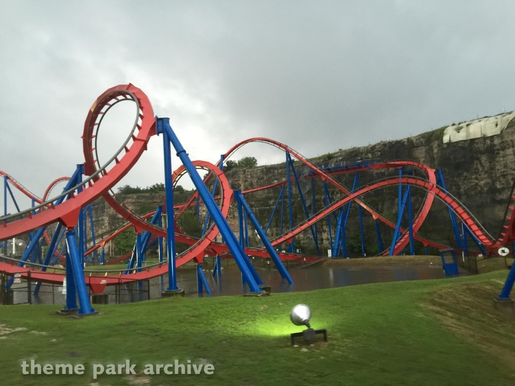 Superman Krypton Coaster at Six Flags Fiesta Texas