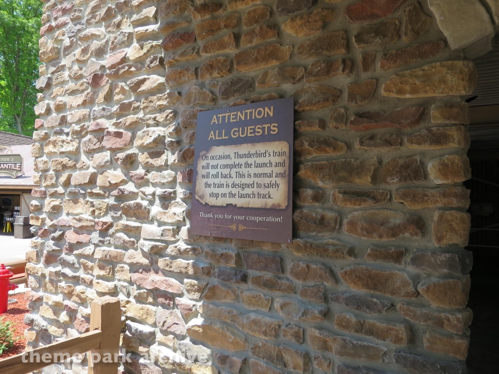 Thunderbird at Holiday World