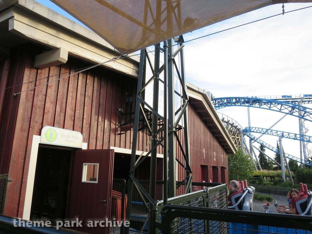 blue fire Megacoaster at Europa Park