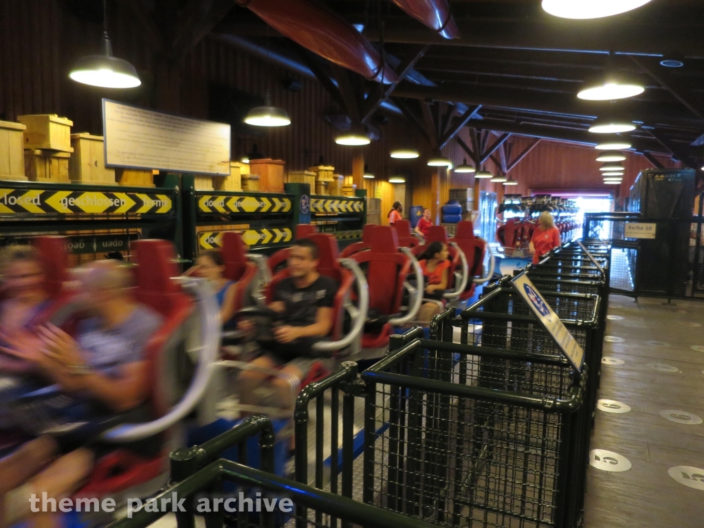 blue fire Megacoaster at Europa Park