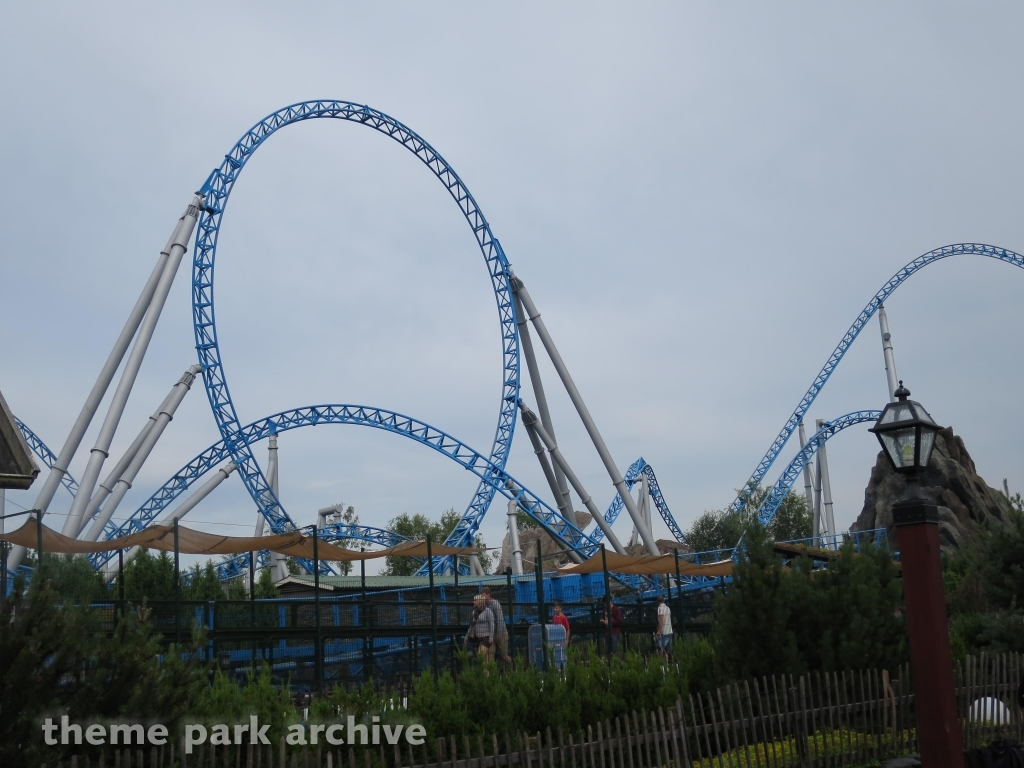 blue fire Megacoaster at Europa Park