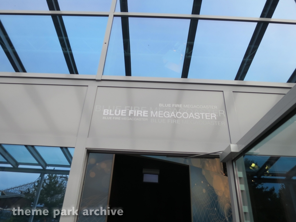 blue fire Megacoaster at Europa Park