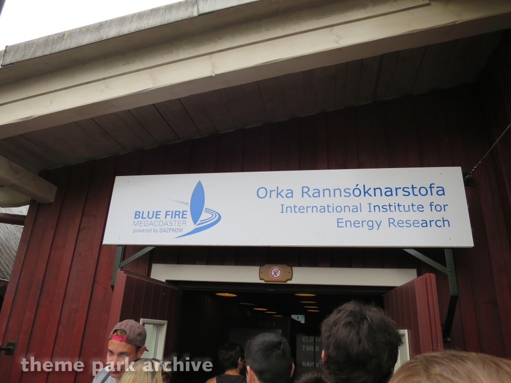 blue fire Megacoaster at Europa Park