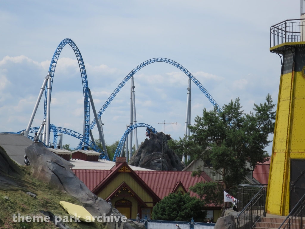 blue fire Megacoaster at Europa Park